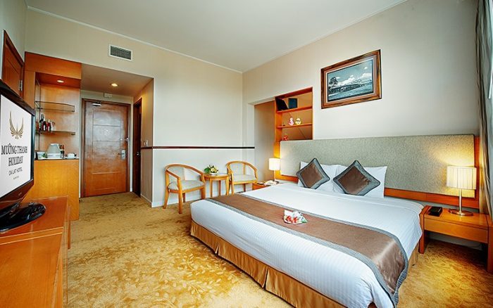 Phòng ở rộng rãi, tiện nghi trong khách sạn 4 sao Mường Thanh Đà Lạt