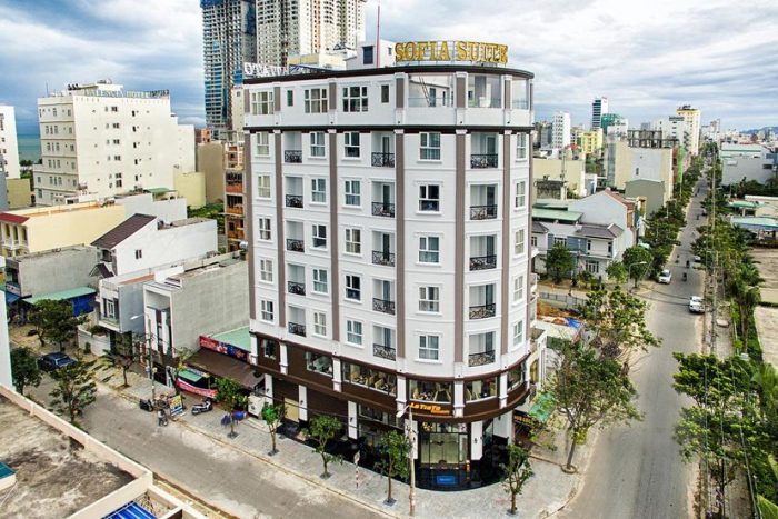 Khách sạn Sofia có thiết kế hiện đại, tiện nghi nằm ngay tại trung tâm Đà Nẵng