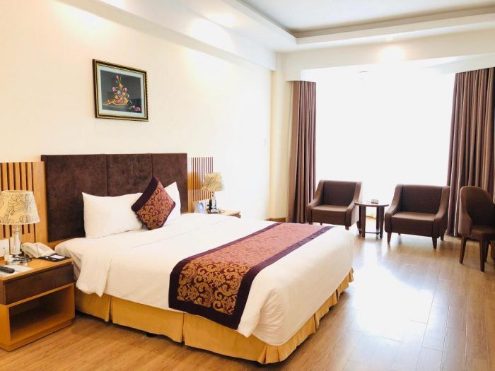 Phòng ngủ hiện đại, tinh tế tại khách sạn Mường Thanh Quy Nhơn