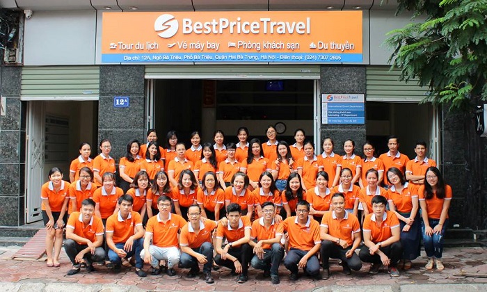 Đội ngũ nhân sự trẻ, năng động tại BestPrice Travel