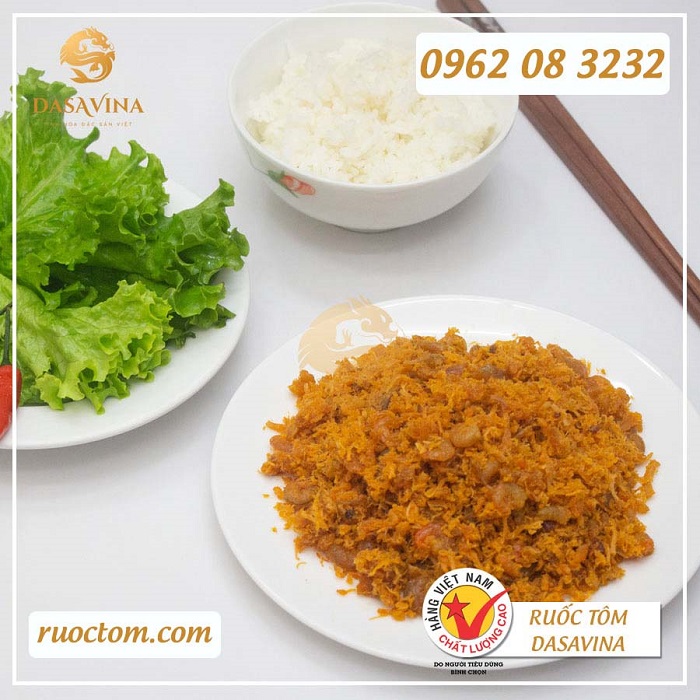 Ruốc tôm - đặc sản thơm ngon, rất được lòng thực khách