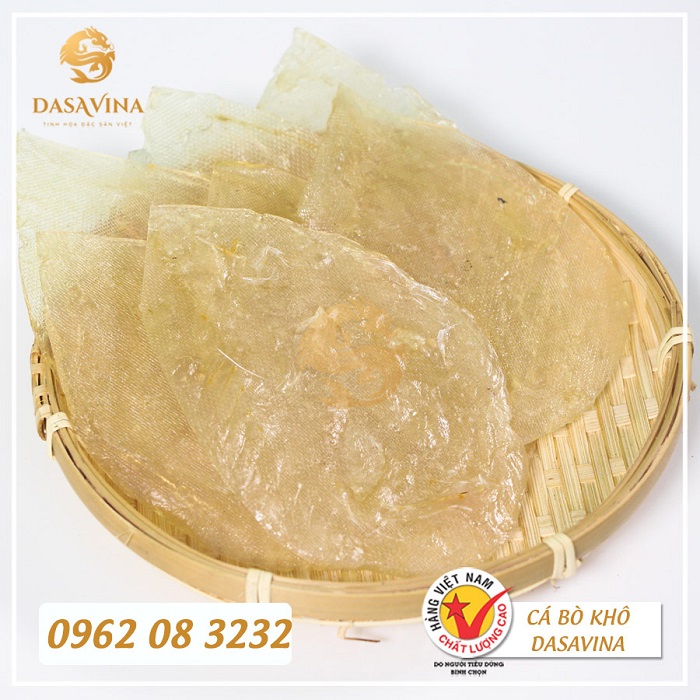 Giá bán cá bò khô DASAVINA được đánh giá là hợp lý với chất lượng