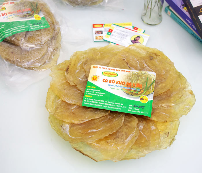 Cá bò khô là một trong những loại hải sản khô được nhiều người yêu thích