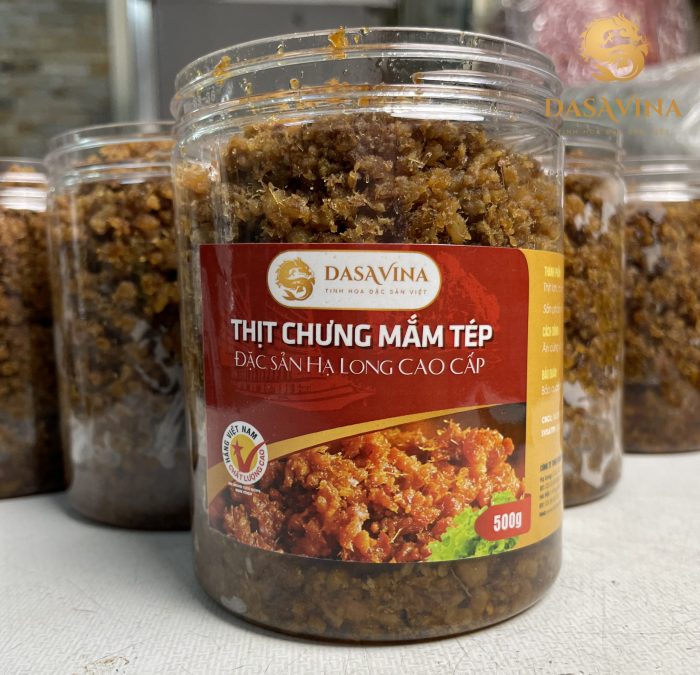 Giá thịt trưng mắm tép trên thị trường dao động từ 300.000đ - 500.000đ/ kg